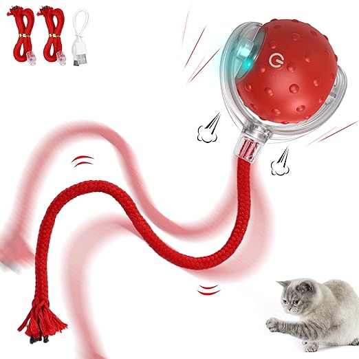 🐱 Electric Automatic Cat Ball Toy – Smart Interactive Toy for Indoor & Outdoor Cats