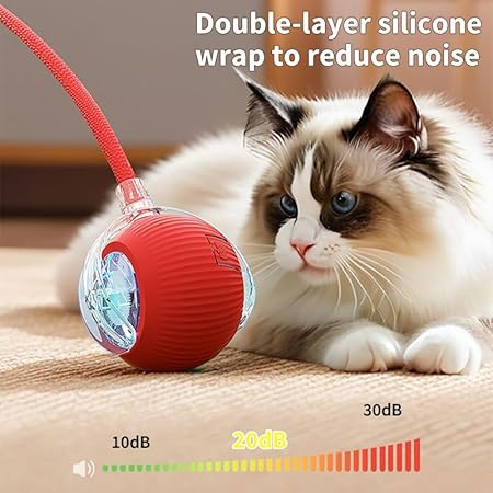 Interactive Ball Toy with Tail – Keep Pets Active & Entertained!