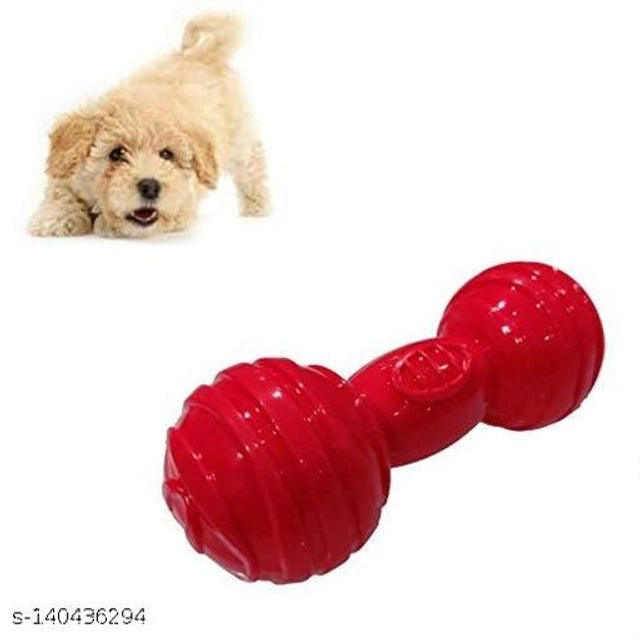🐾 Squeaky Chew Toy for Pets – Durable Rubber Dog Toy for Fun & Dental Care