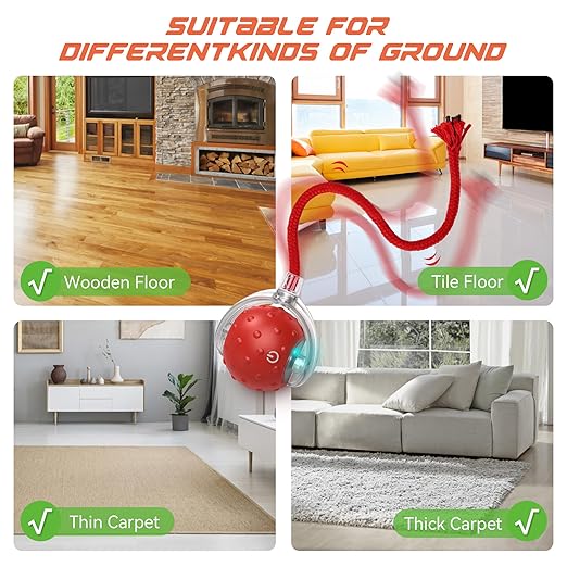 🐱 Electric Automatic Cat Ball Toy – Smart Interactive Toy for Indoor & Outdoor Cats